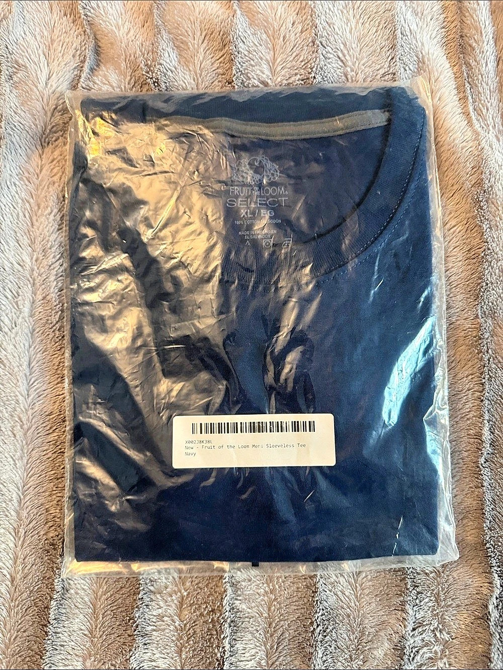 Fruit of the Loom Select Sleeveless Tee Blue